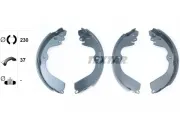 Bremsbackensatz Hinterachse TEXTAR 91078400