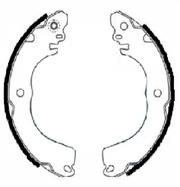 Bremsbackensatz Hinterachse TEXTAR 91078800 Bild Bremsbackensatz Hinterachse TEXTAR 91078800