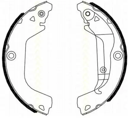 Bremsbackensatz Hinterachse TEXTAR 91079100 Bild Bremsbackensatz Hinterachse TEXTAR 91079100