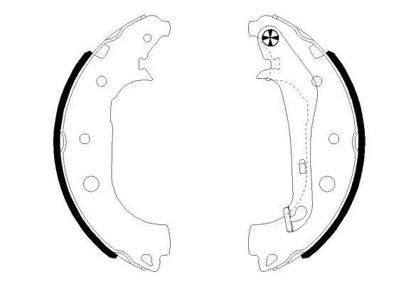 Bremsbackensatz TEXTAR 91081600