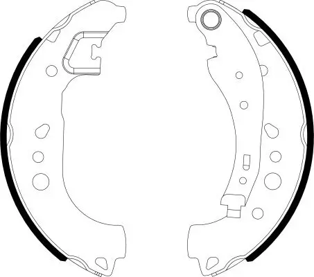 Bremsbackensatz TEXTAR 91081700 Bild Bremsbackensatz TEXTAR 91081700