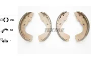 Bremsbackensatz Hinterachse TEXTAR 91081800