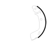 Bremsbackensatz Hinterachse TEXTAR 91082200
