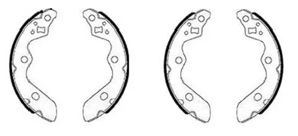 Bremsbackensatz Hinterachse TEXTAR 91085900