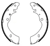 Bremsbackensatz Hinterachse TEXTAR 91086600