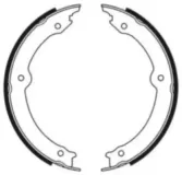 Bremsbackensatz, Feststellbremse Hinterachse TEXTAR 91087100