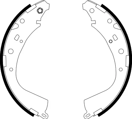 Bremsbackensatz Hinterachse TEXTAR 91088800