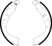 Bremsbackensatz Hinterachse TEXTAR 91088800