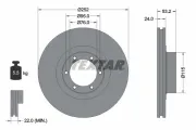 Bremsscheibe Vorderachse TEXTAR 92017203