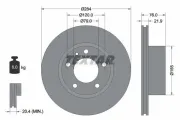 Bremsscheibe TEXTAR 92022300