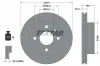 Bremsscheibe Vorderachse TEXTAR 92022900