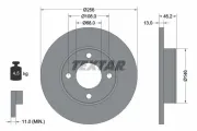 Bremsscheibe TEXTAR 92025900