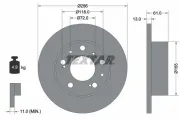 Bremsscheibe Vorderachse TEXTAR 92027100