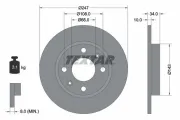 Bremsscheibe TEXTAR 92029803