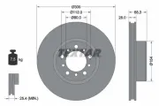 Bremsscheibe TEXTAR 92032500