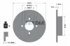 Bremsscheibe Hinterachse TEXTAR 92037300