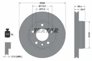 Bremsscheibe Vorderachse TEXTAR 92038100