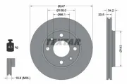 Bremsscheibe TEXTAR 92043103