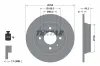 Bremsscheibe Hinterachse TEXTAR 92048500