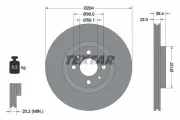 Bremsscheibe TEXTAR 92055203