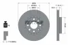 Bremsscheibe Vorderachse TEXTAR 92056503