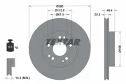 Bremsscheibe Vorderachse TEXTAR 92057300