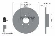 Bremsscheibe Vorderachse TEXTAR 92057405