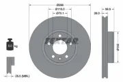 Bremsscheibe TEXTAR 92057700