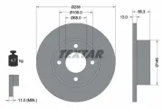 Bremsscheibe Vorderachse TEXTAR 92057800
