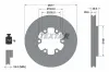 Bremsscheibe Vorderachse TEXTAR 92059000