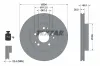 Bremsscheibe Vorderachse TEXTAR 92060000