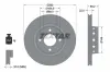 Bremsscheibe Vorderachse TEXTAR 92060600