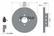 Bremsscheibe TEXTAR 92060600