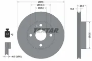 Bremsscheibe Vorderachse TEXTAR 92061500