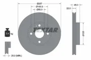 Bremsscheibe TEXTAR 92061600