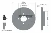 Bremsscheibe Hinterachse TEXTAR 92063603