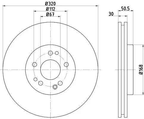 Bremsscheibe Vorderachse rechts TEXTAR 92064100 Bild Bremsscheibe Vorderachse rechts TEXTAR 92064100