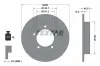 Bremsscheibe Vorderachse TEXTAR 92066003
