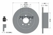 Bremsscheibe TEXTAR 92067003