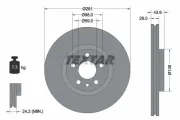 Bremsscheibe TEXTAR 92074003