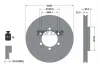 Bremsscheibe Vorderachse TEXTAR 92075800