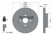 Bremsscheibe TEXTAR 92077203