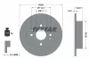 Bremsscheibe Hinterachse TEXTAR 92081700