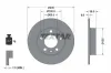 Bremsscheibe Hinterachse TEXTAR 92082503