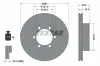 Bremsscheibe Vorderachse TEXTAR 92082700