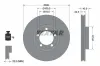 Bremsscheibe Vorderachse TEXTAR 92088100