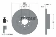 Bremsscheibe Vorderachse TEXTAR 92090100