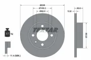 Bremsscheibe Vorderachse TEXTAR 92090200