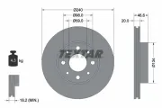 Bremsscheibe Vorderachse TEXTAR 92090300