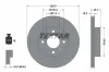 Bremsscheibe Vorderachse TEXTAR 92091000